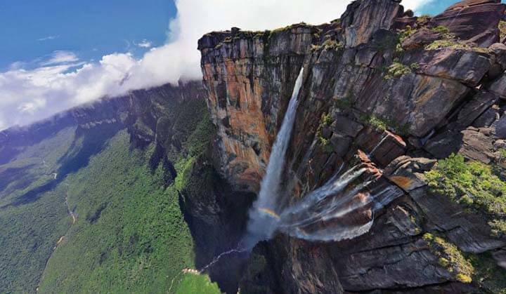 Angel Falls in Venezuela’s Canaima National Park