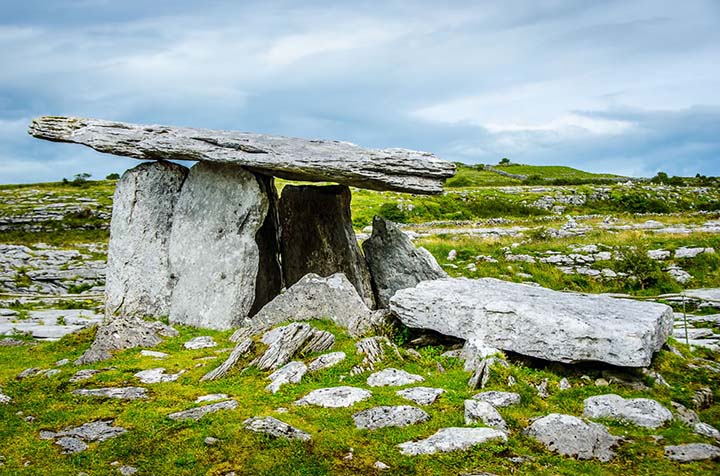 Poulnabrone Dolmen, A Tomb in Burren National Park