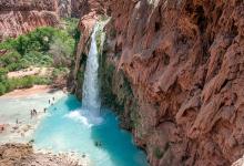 The Havasupai Waterfalls, Grand Canyon, Arizona